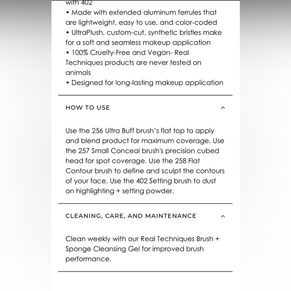 ✨🆕Real Techniques Face Base Makeup Brushes Set!💜✨ - Picture 12 of 12